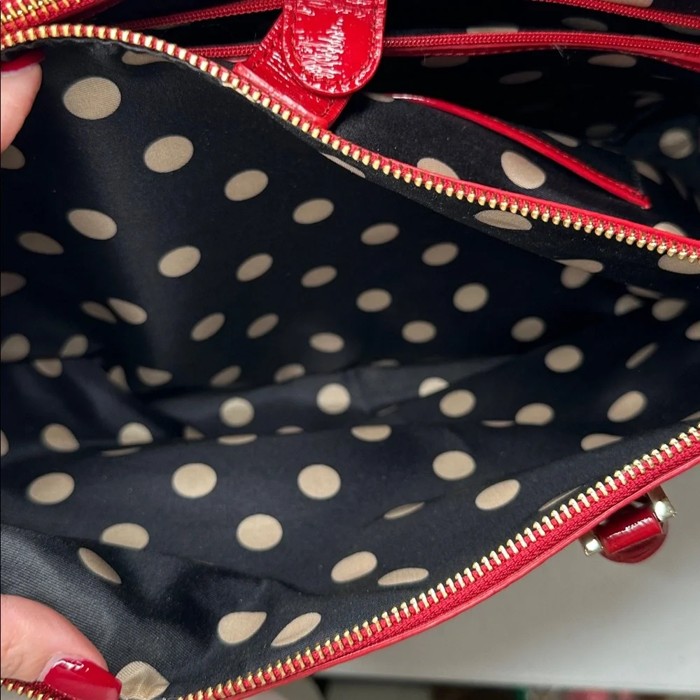 Kate Spade Patent Leather Red Shoulder Bag
